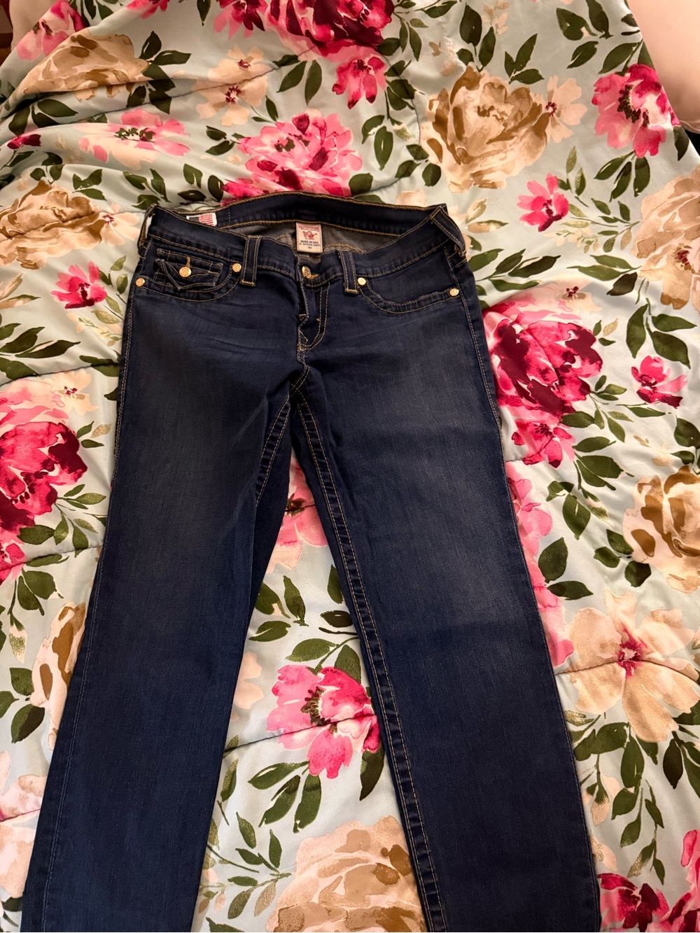 True Religion Dark Indigo Skinny Jeans
